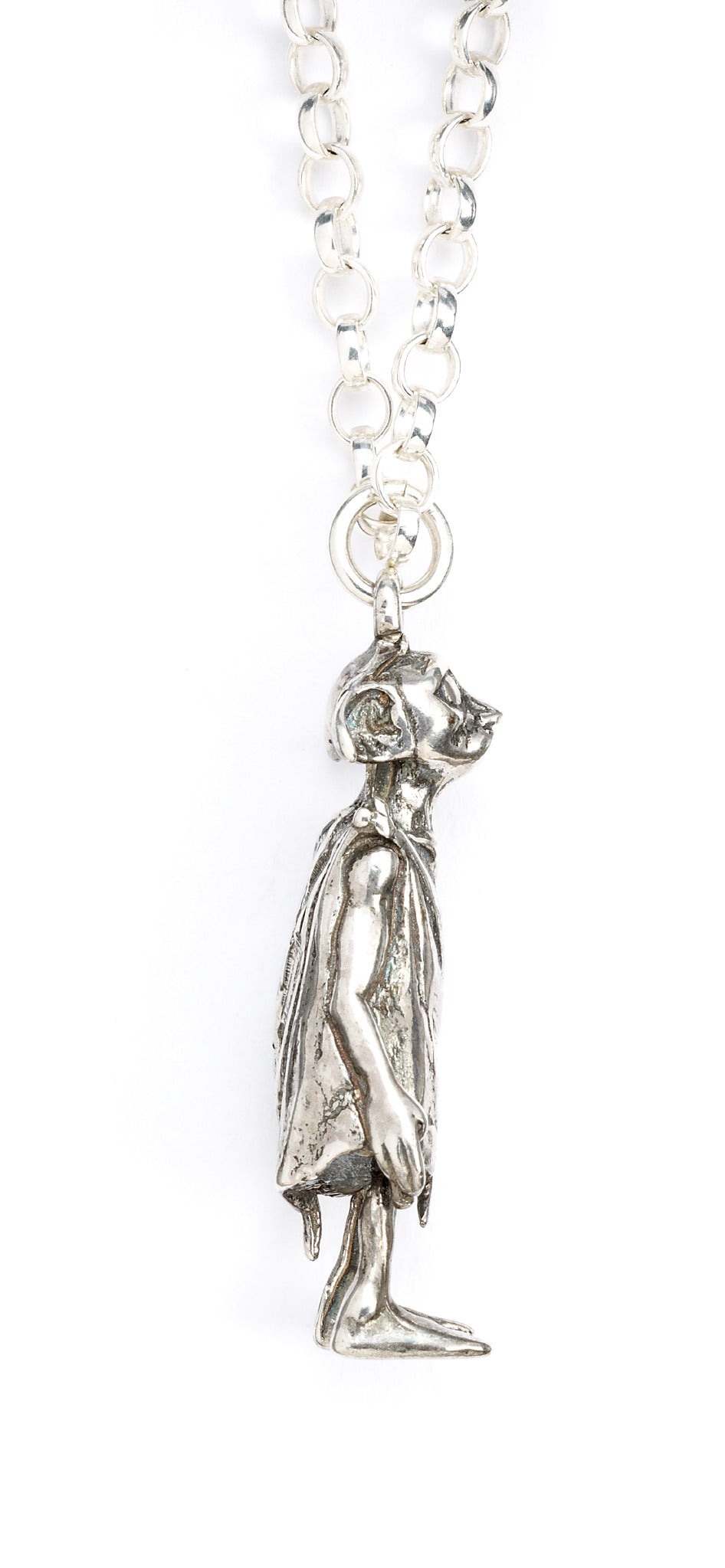 Harry Potter Dobby the House Elf Necklace- Sterling Silver