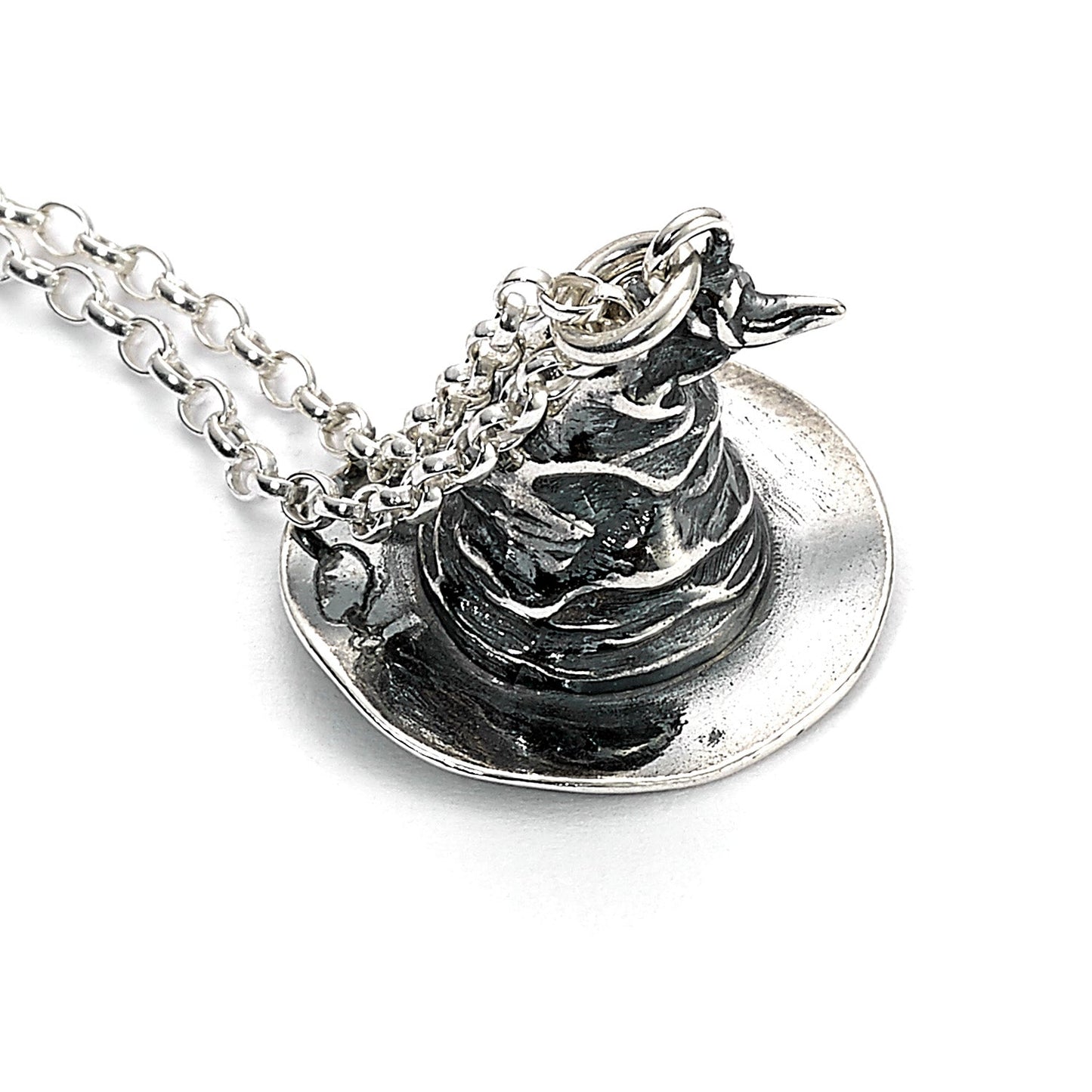 Harry Potter Sorting Hat Necklace - Sterling Silver