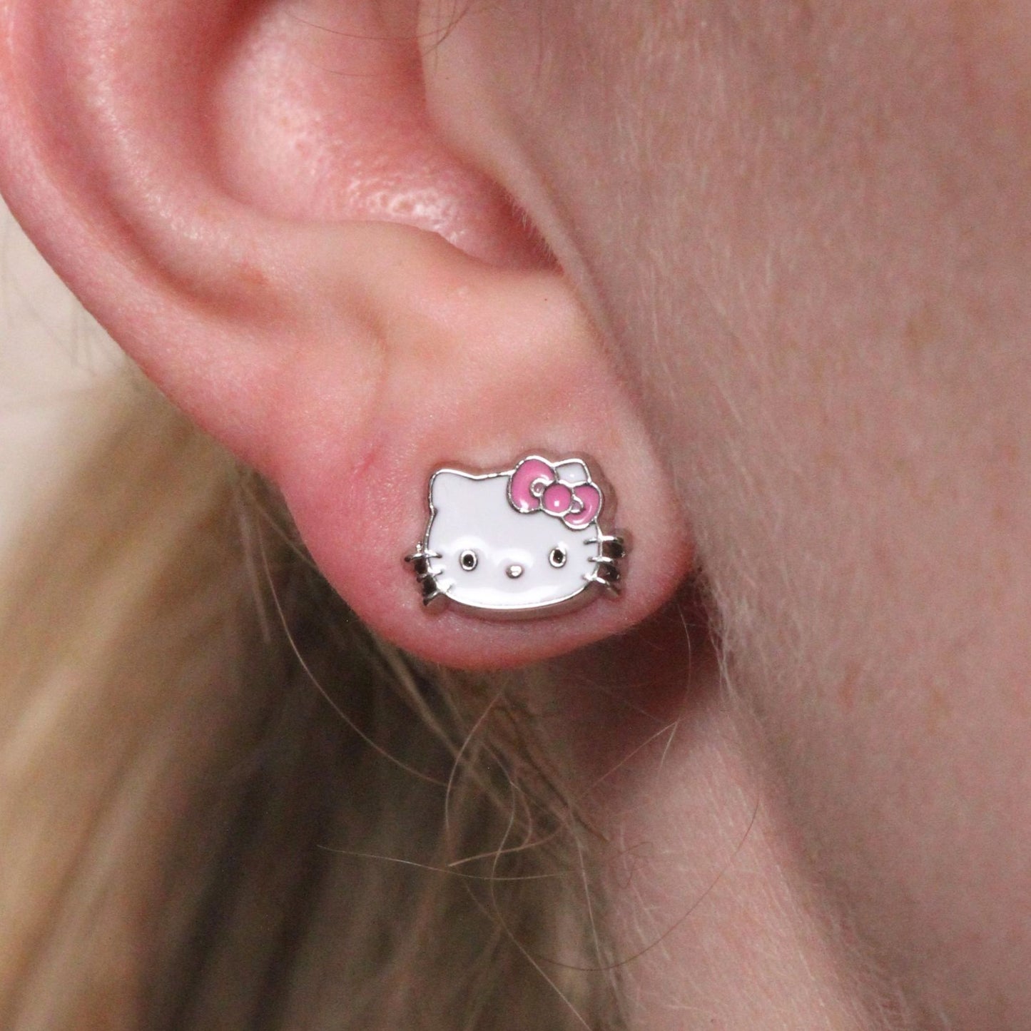 Hello Kitty, Kuromi And My Melody Stud Earring Set