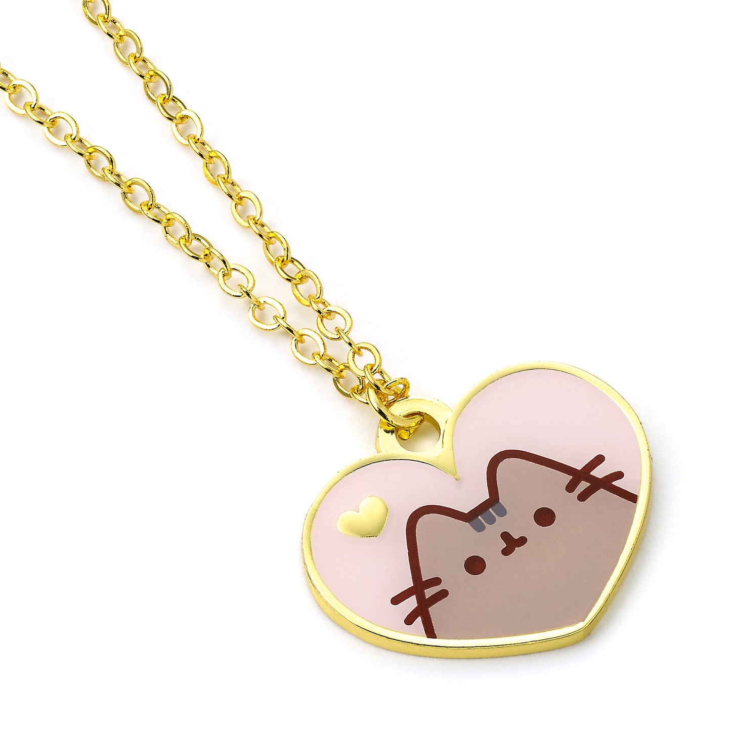 Pusheen The Cat Heart Necklace