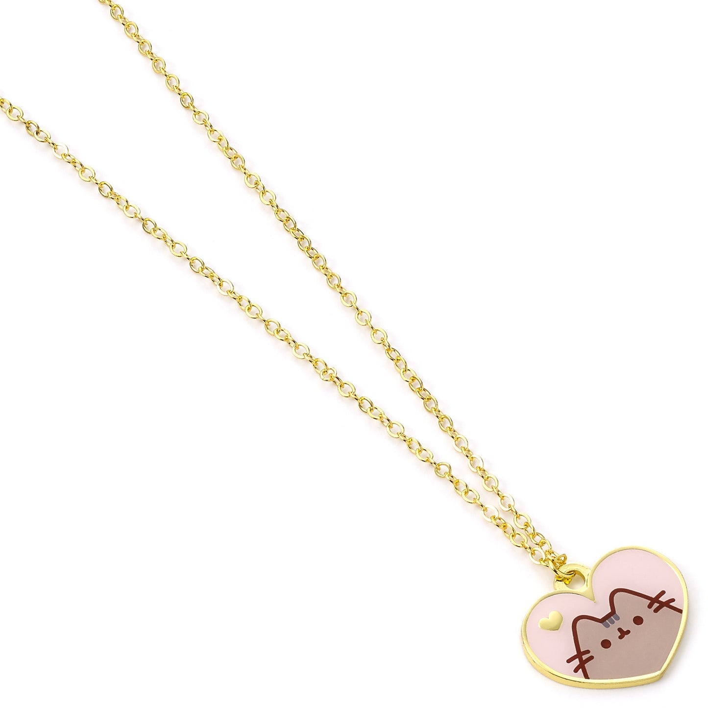 Pusheen The Cat Heart Necklace