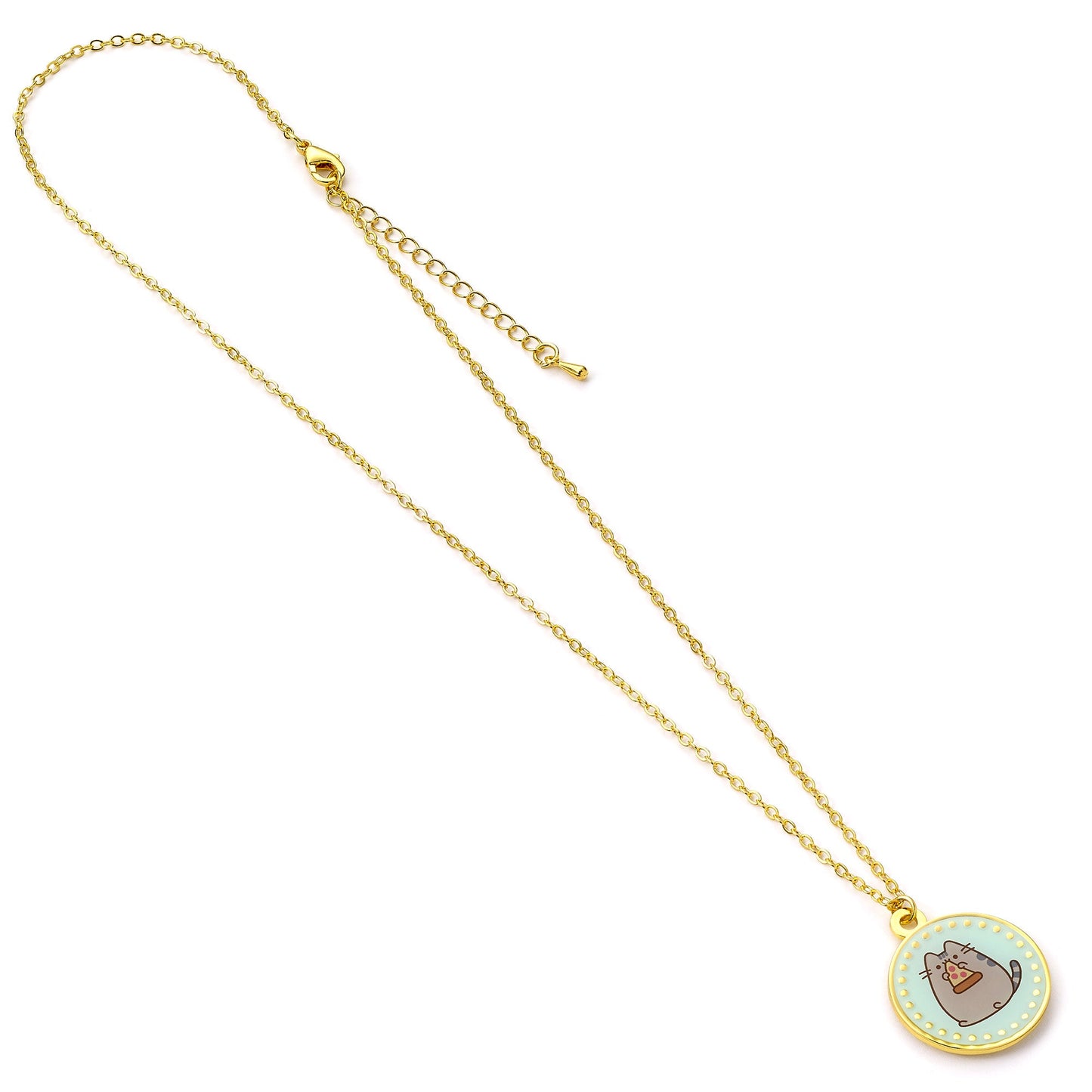 Pusheen The Cat Pizza Necklace
