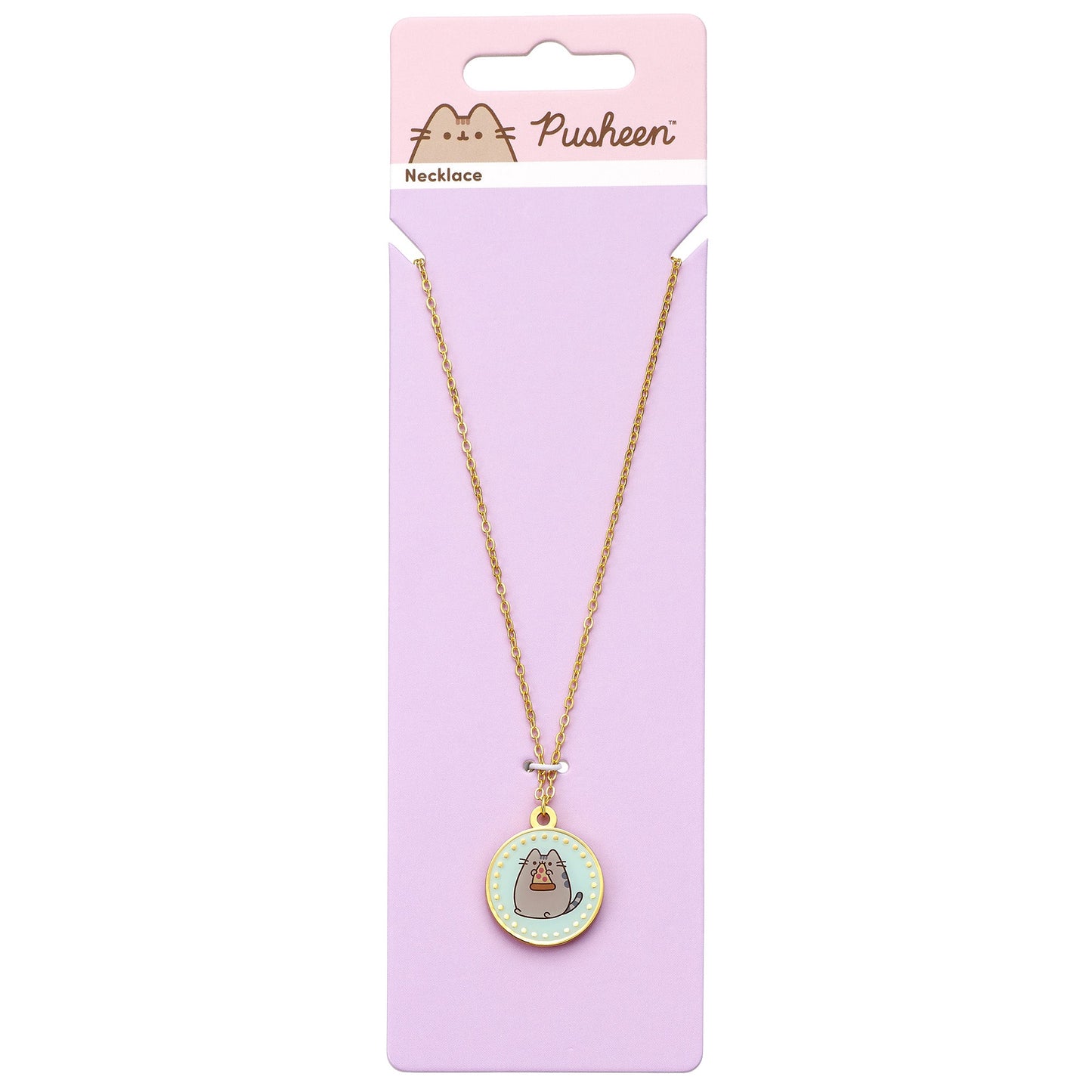 Pusheen The Cat Pizza Necklace
