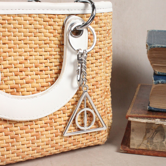 Harry Potter Spinning Deathly Hallows Keyring