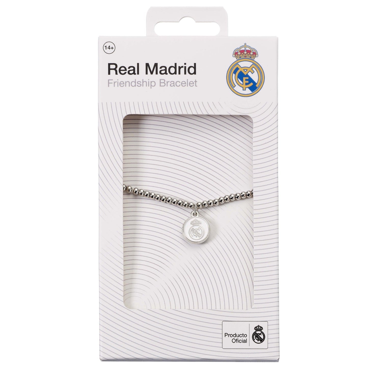 Real Madrid Football Club Crest Ball Bead Bracelet