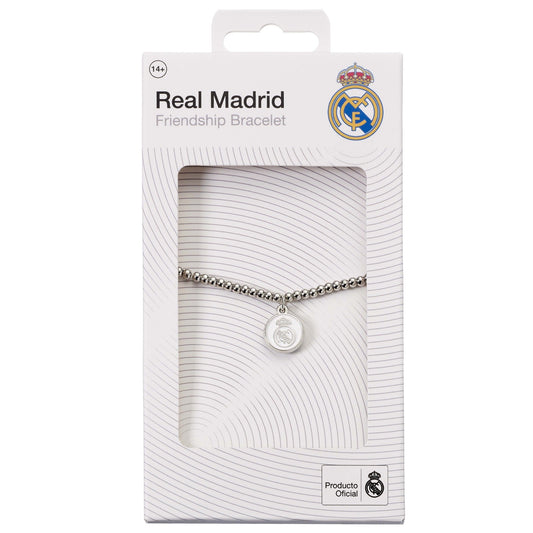 Real Madrid Football Club Crest Ball Bead Bracelet