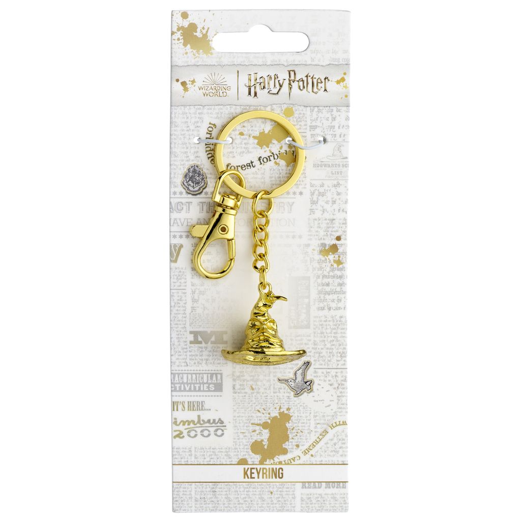 Harry Potter Gold Sorting Hat Keyring