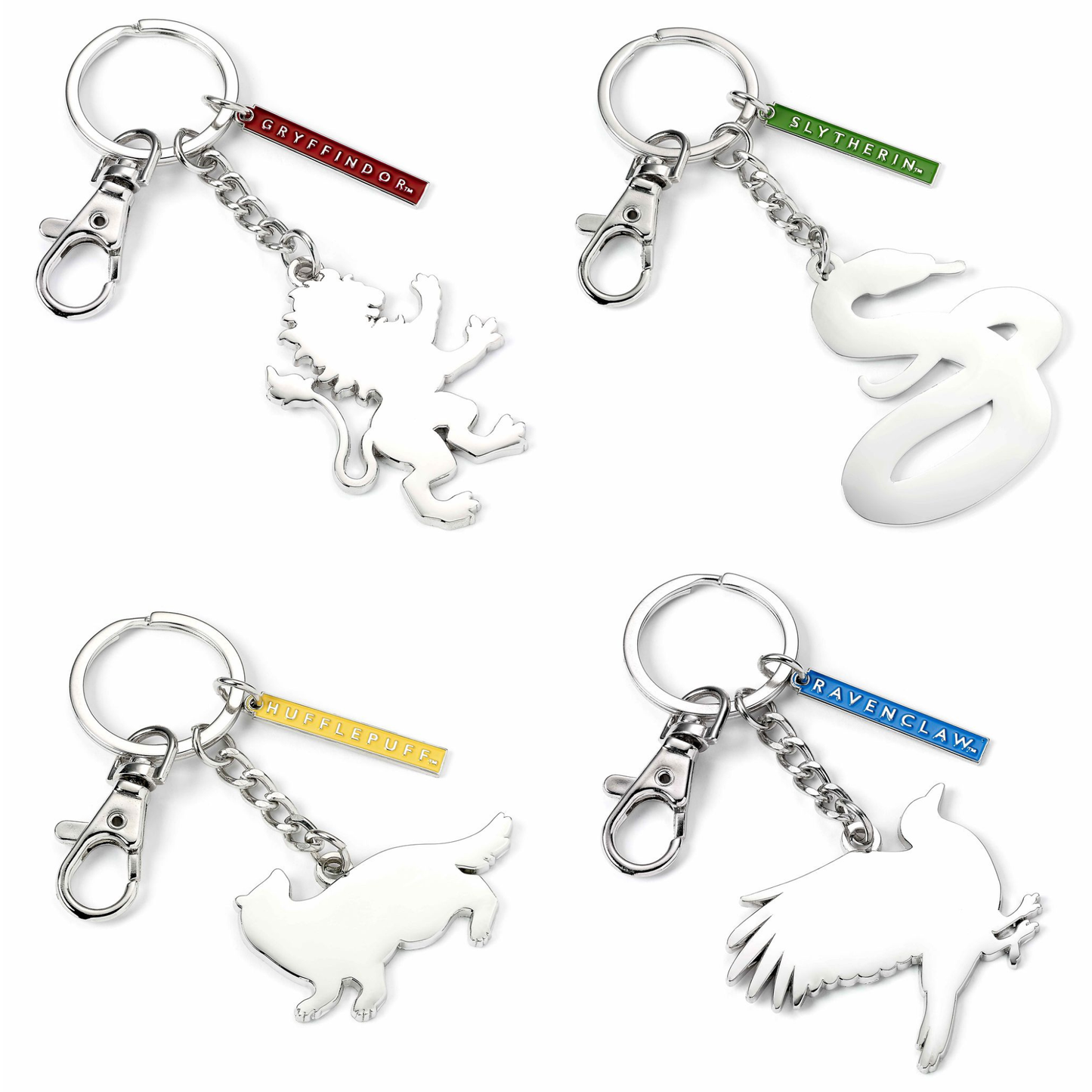 Harry Potter Hogwarts House Keyring