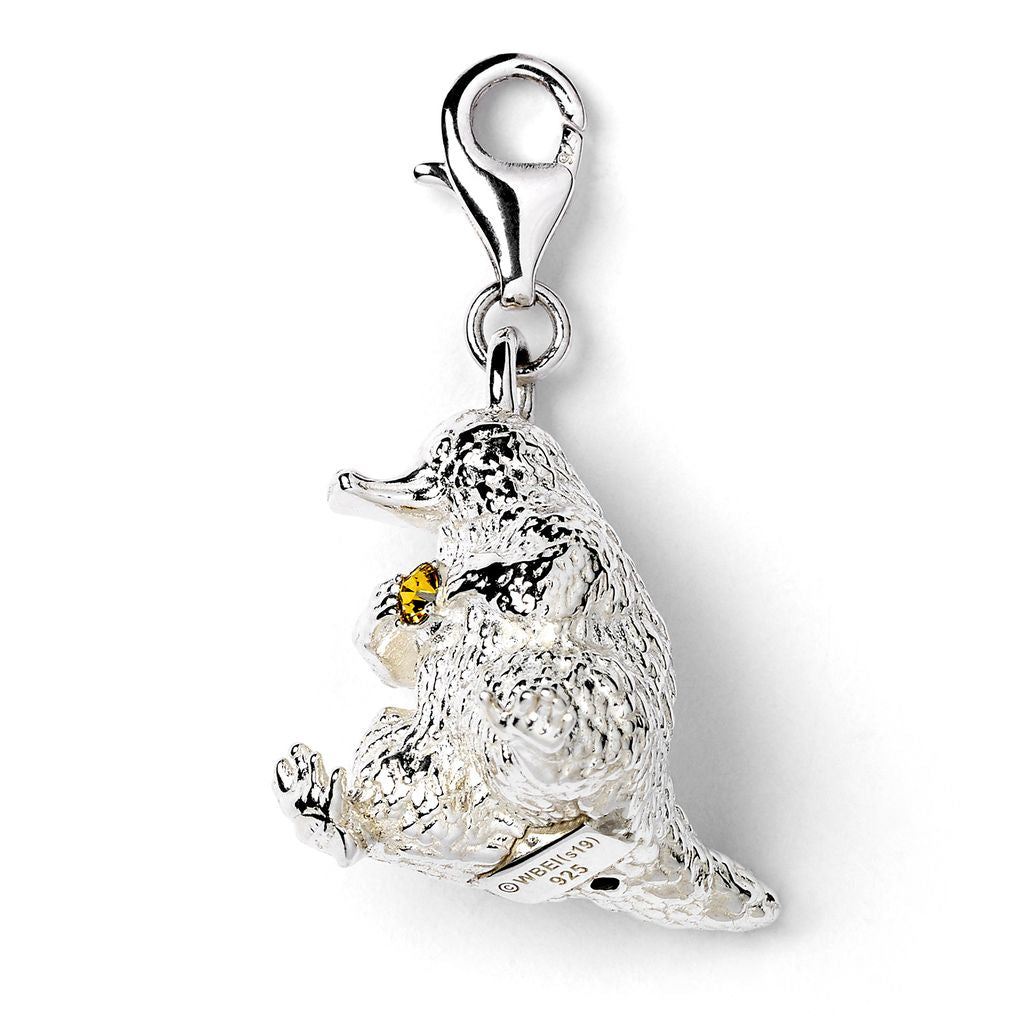 Fantastic Beasts Niffler Charm - Sterling Silver With Crystals