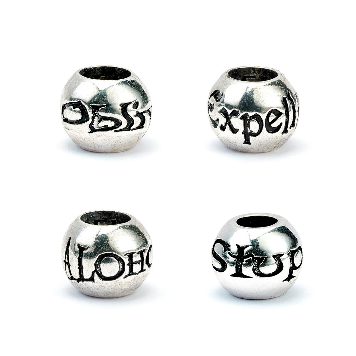 Harry Potter Charm Bead Set - 4 Spell Beads