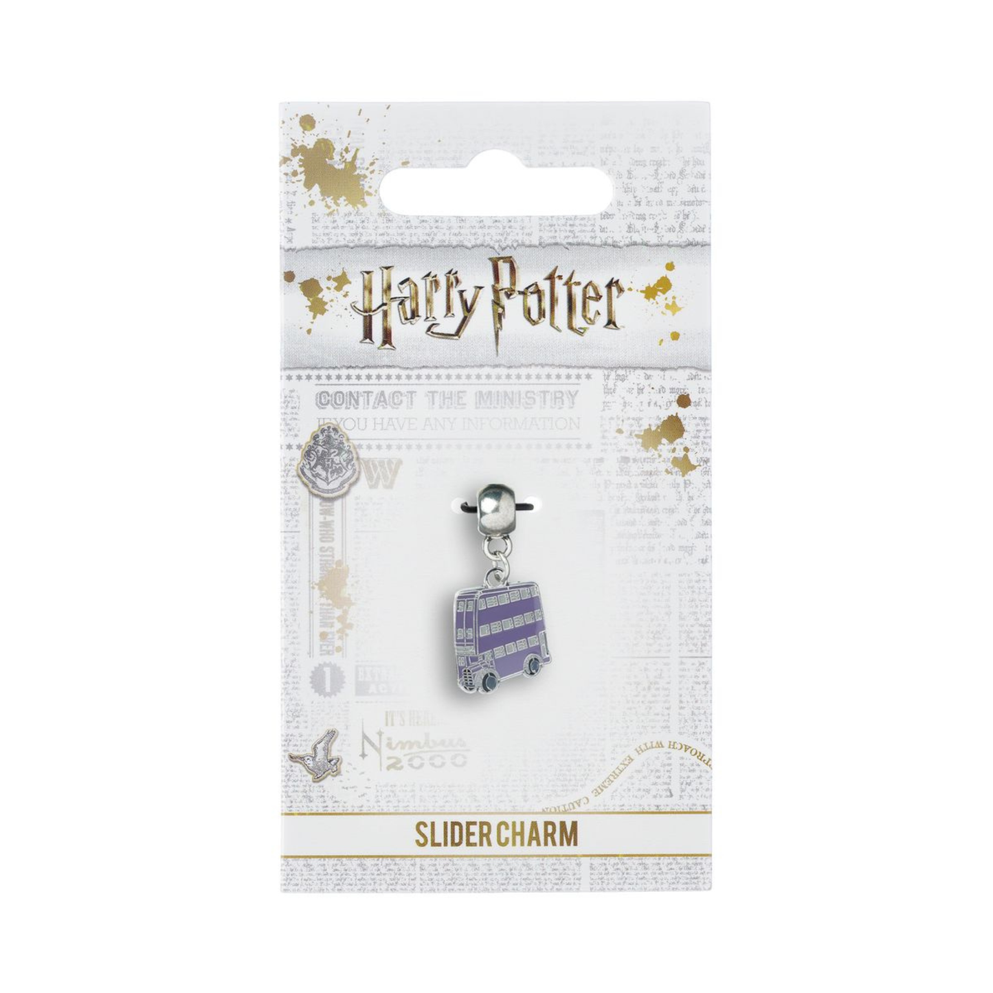 Harry Potter Knight Bus Slider Charm