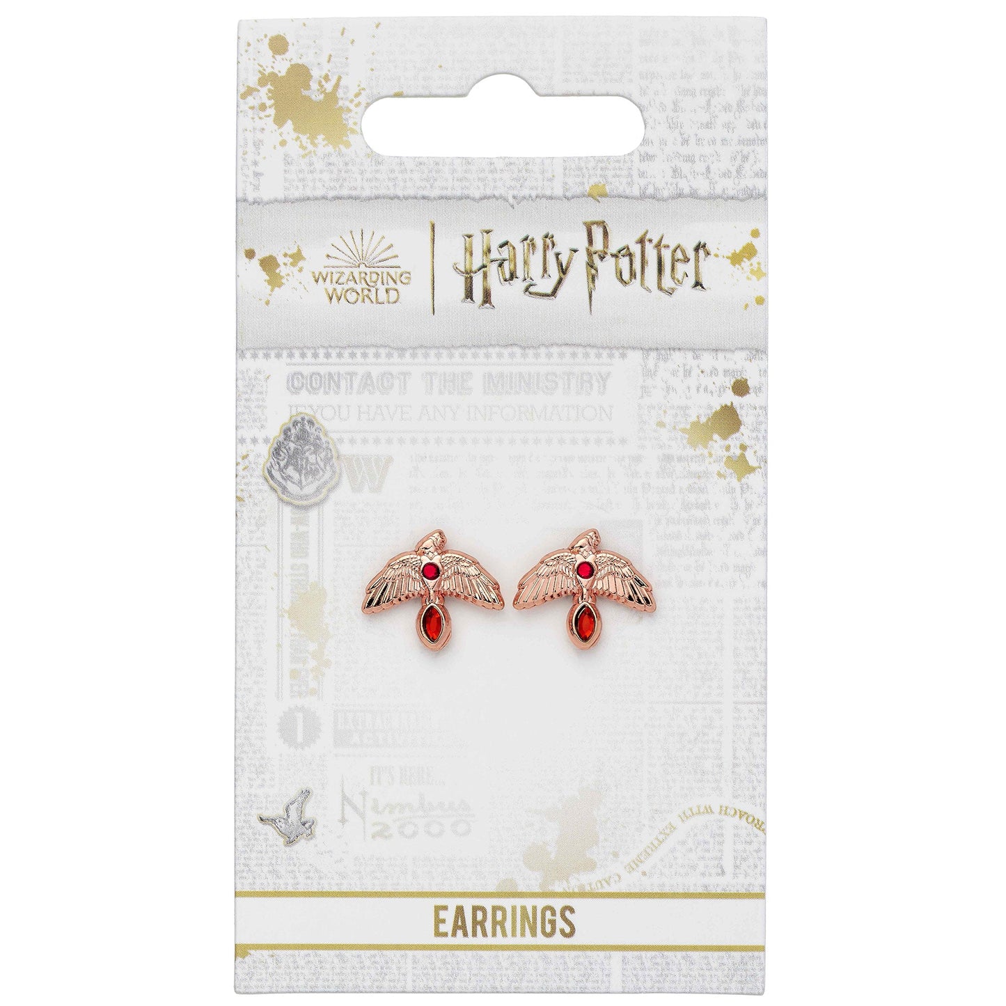Harry Potter Fawkes Stud Earrings