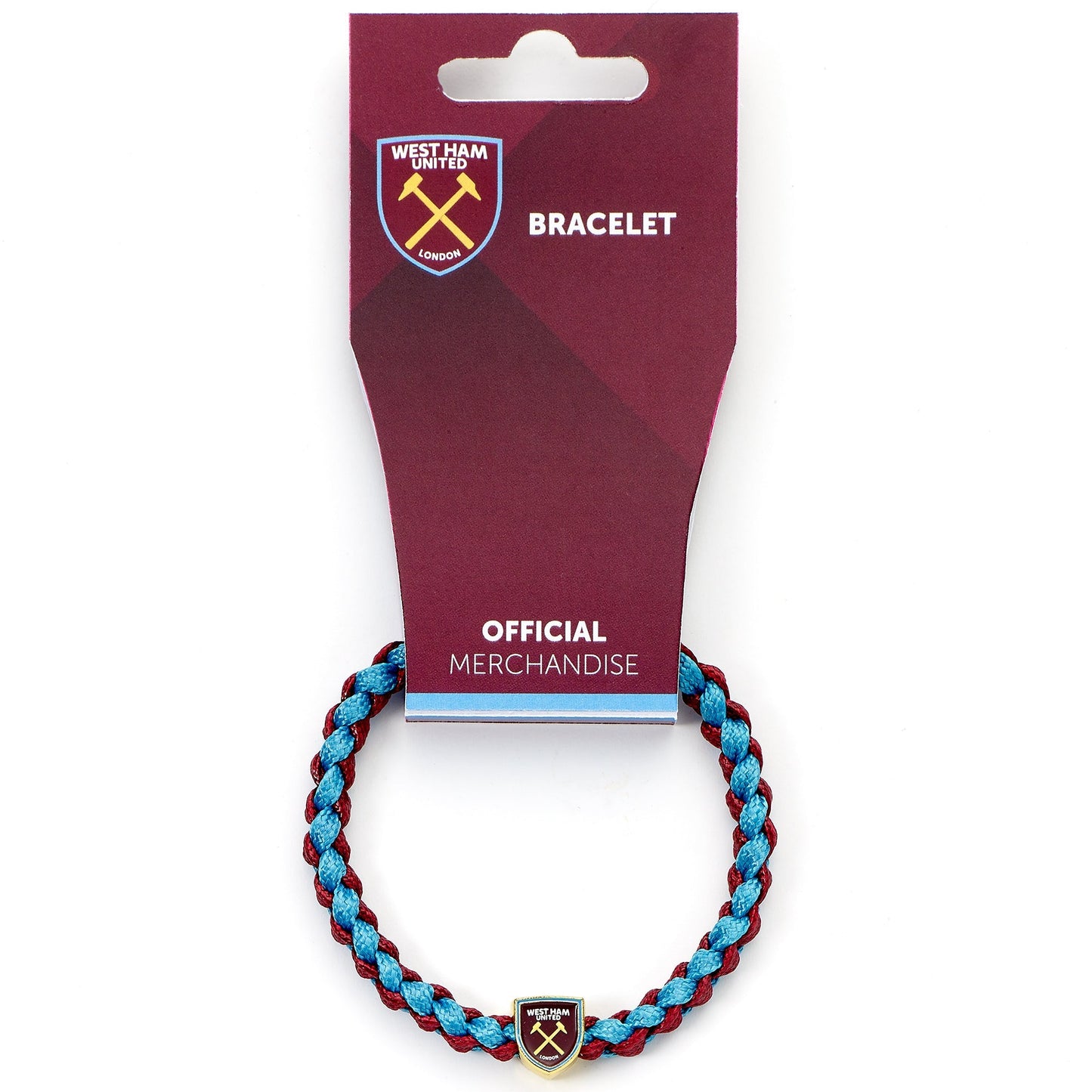 West Ham Football Club Cord Bracelet