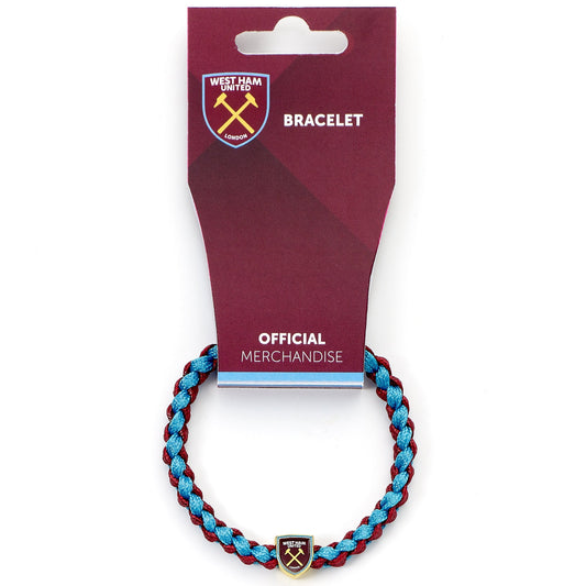 West Ham Football Club Cord Bracelet