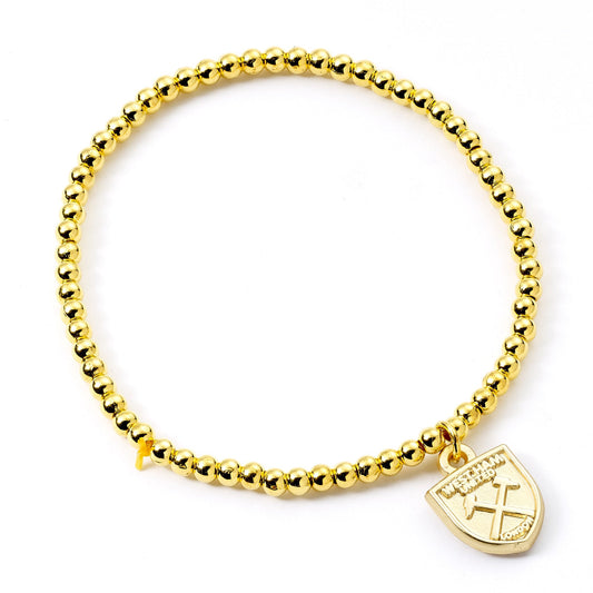 West Ham Football Club Crest Ball Bead Bracelet