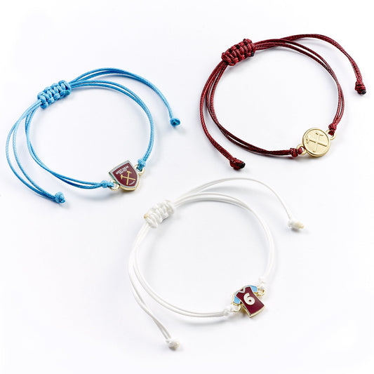 West Ham Football Club Friendship Bracelet Set