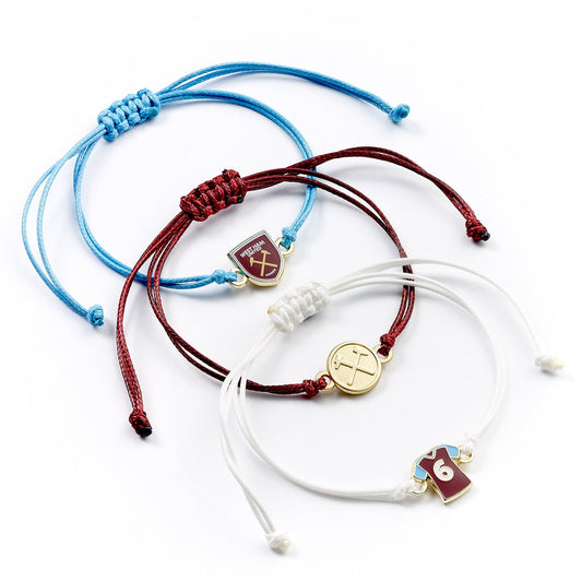 West Ham Football Club Friendship Bracelet Set