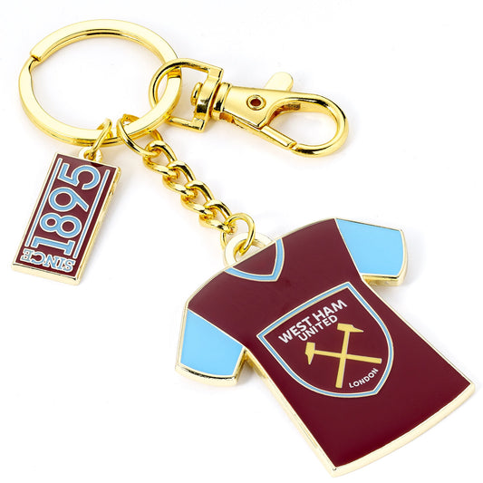 West Ham Football Club Shirt Keyring