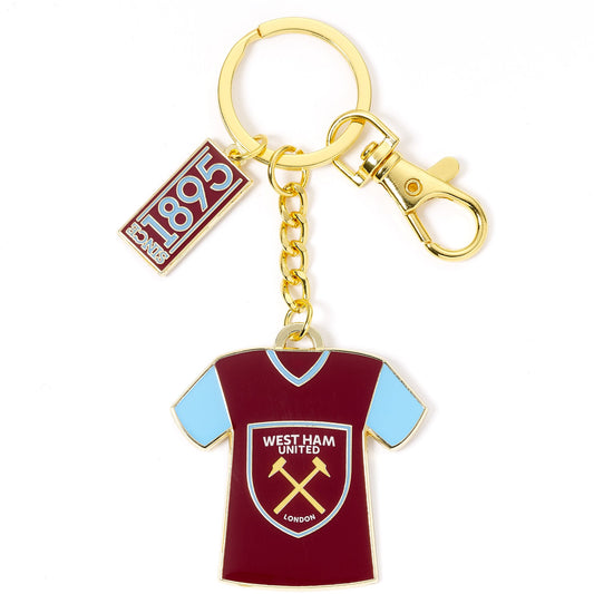 West Ham Football Club Shirt Keyring