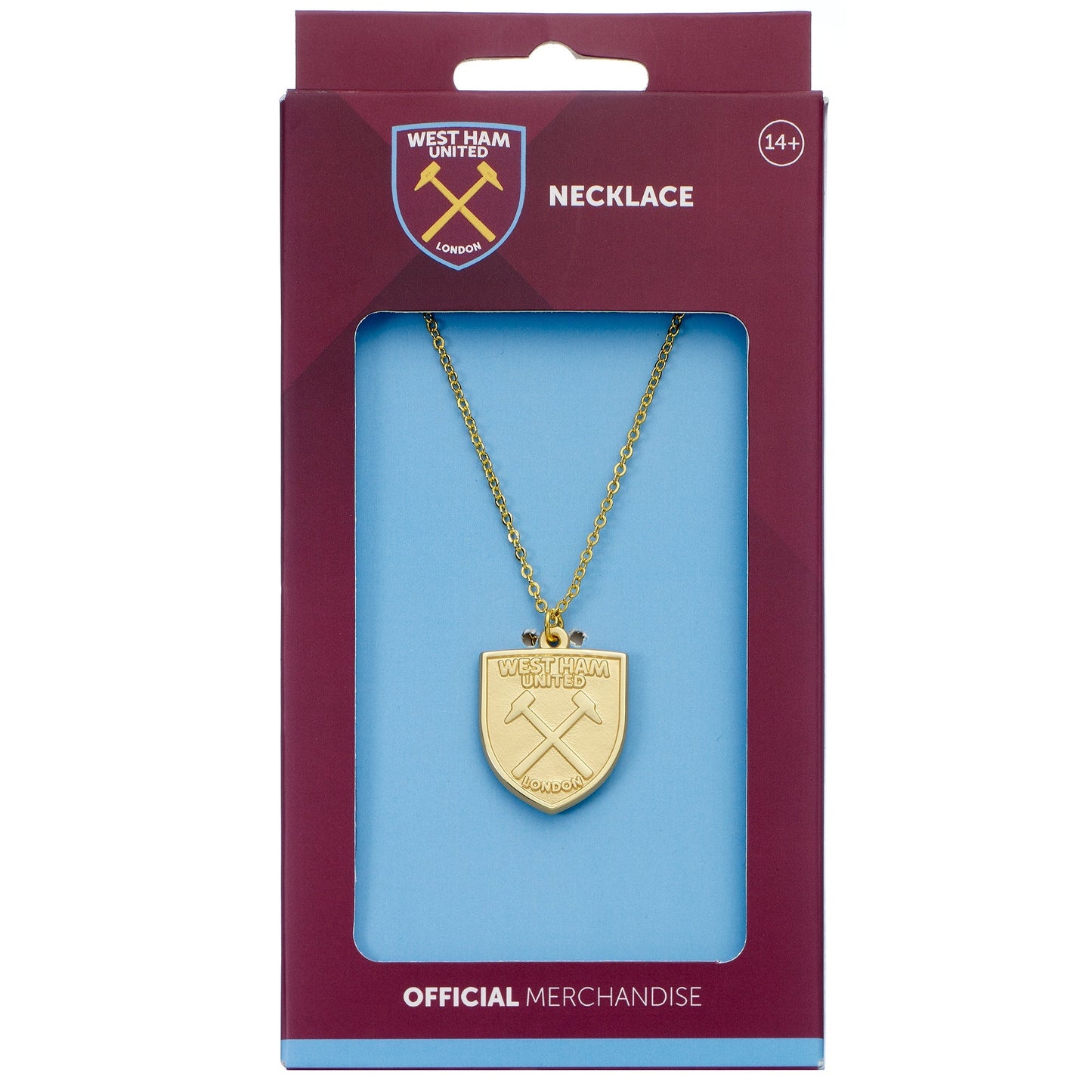 West Ham Football Club Shield Crest Necklace
