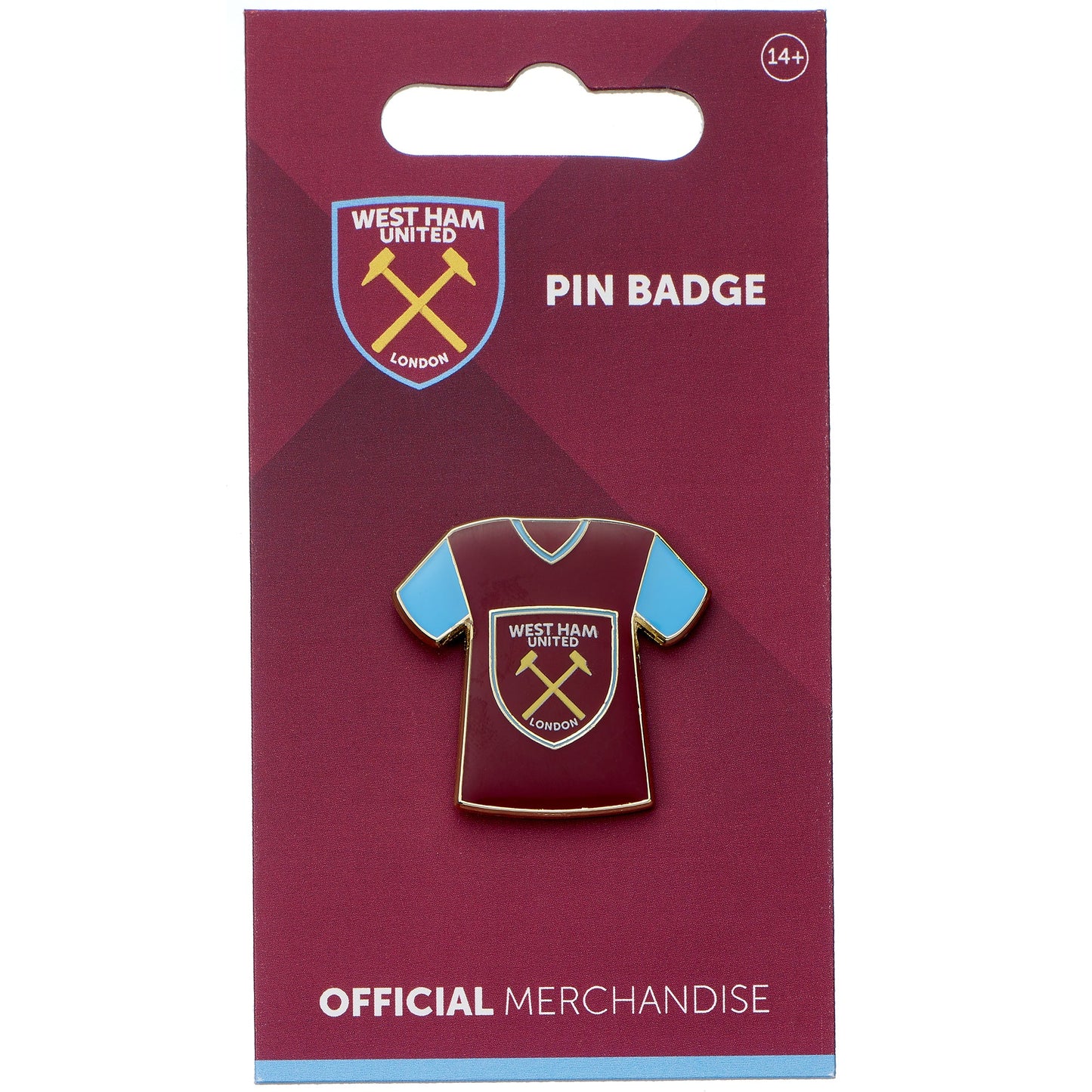 West Ham Football Club Shirt Pin Badge
