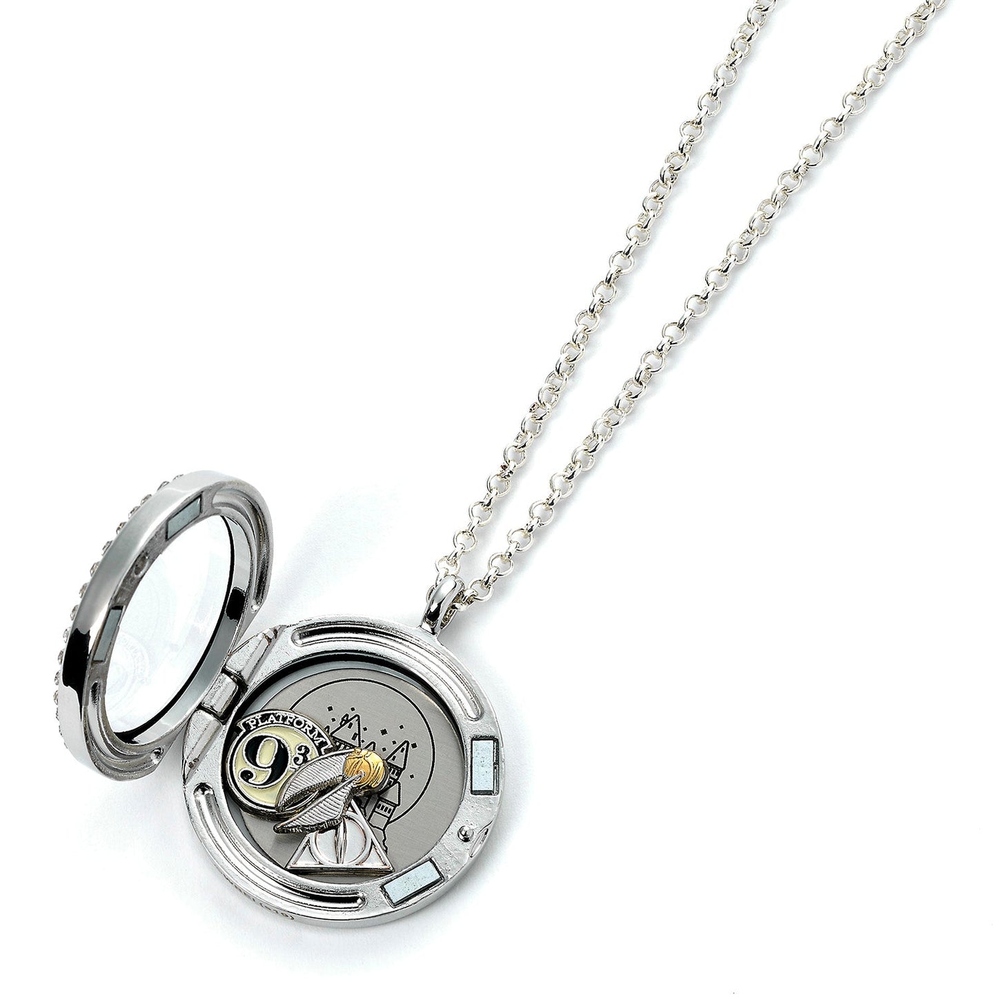 Harry Potter Floating Charm Locket Necklace