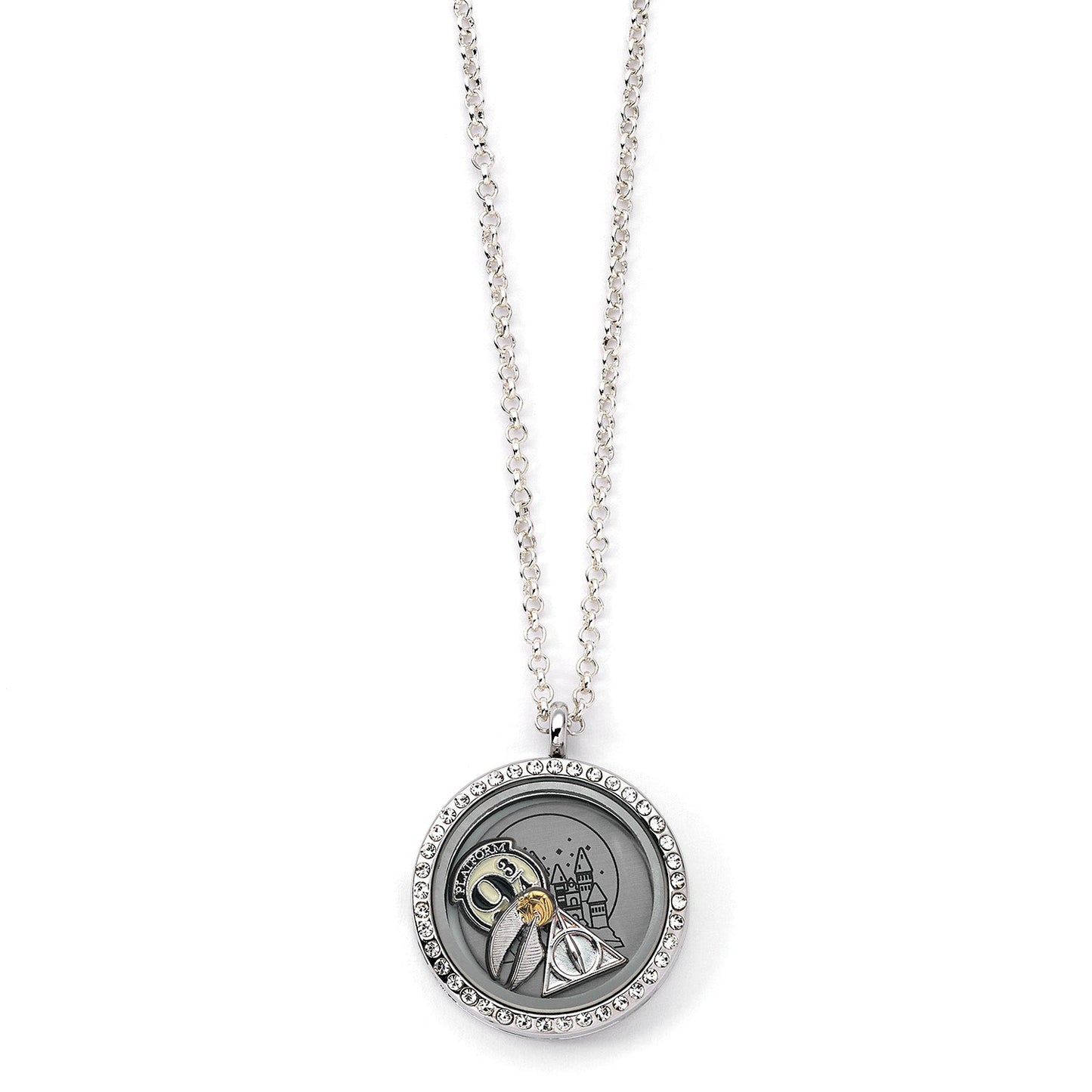 Harry Potter Floating Charm Locket Necklace