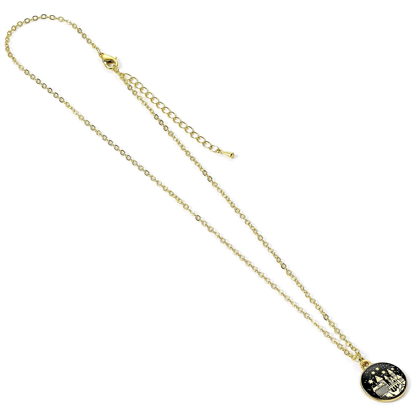 Harry Potter Gold Hogwarts Castle Necklace