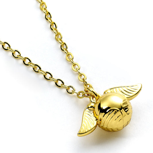 Harry Potter Gold Golden Snitch Necklace