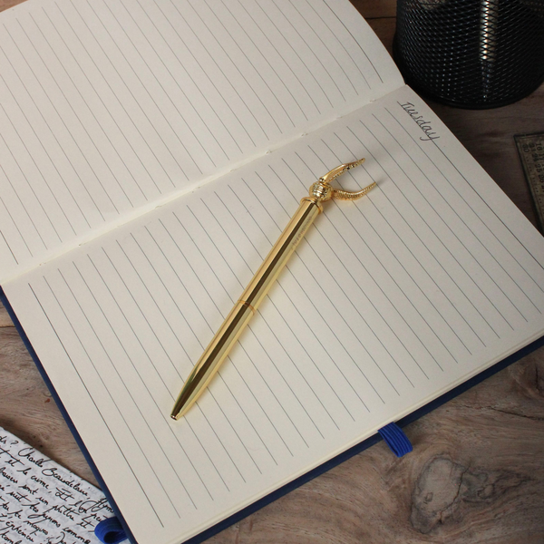 Harry Potter Golden Snitch Metallic Pen