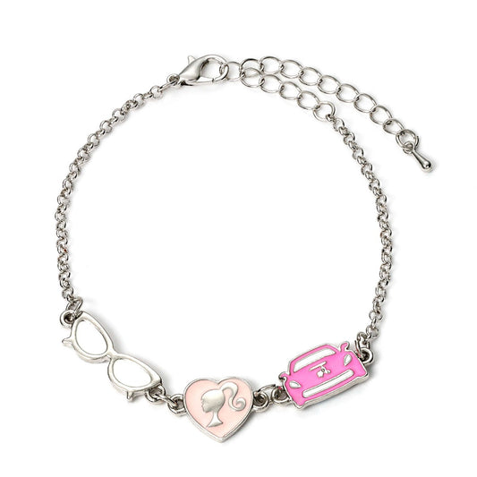 Barbie Silhouette, Glasses And Corvette Chain Bracelet