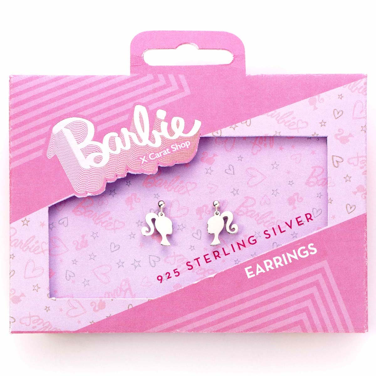 Barbie Silhouette Stud Earrings - Sterling Silver