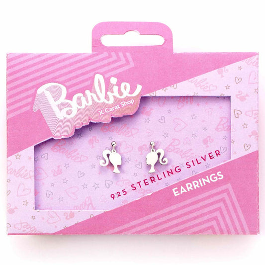 Barbie Silhouette Stud Earrings - Sterling Silver