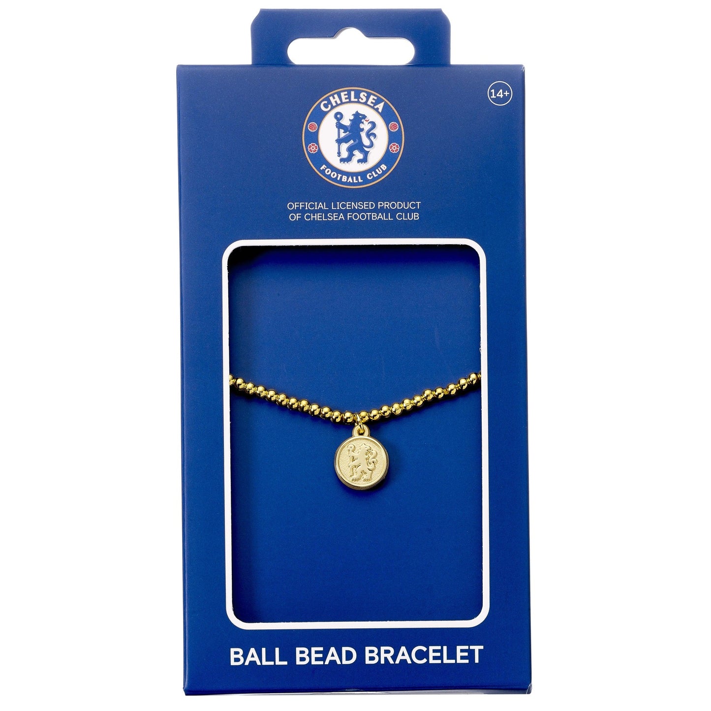 Chelsea Football Club Crest Ball Bead Bracelet
