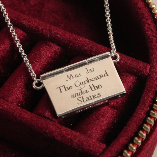 Harry Potter Personalised Hogwarts Acceptance Letter Necklace - Sterling Silver