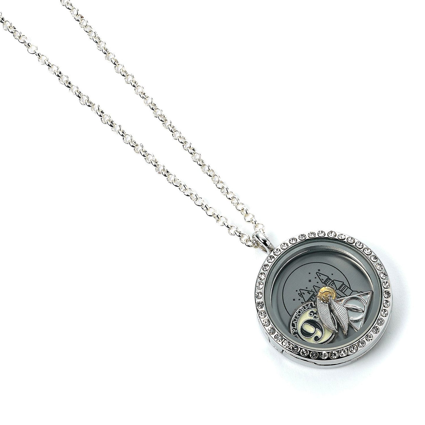 Harry Potter Floating Charm Locket Necklace