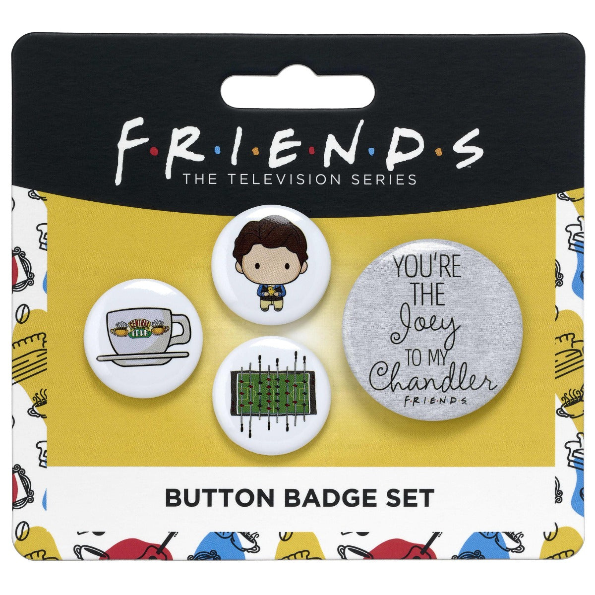Friends The TV Series Chandler Button Badge Set