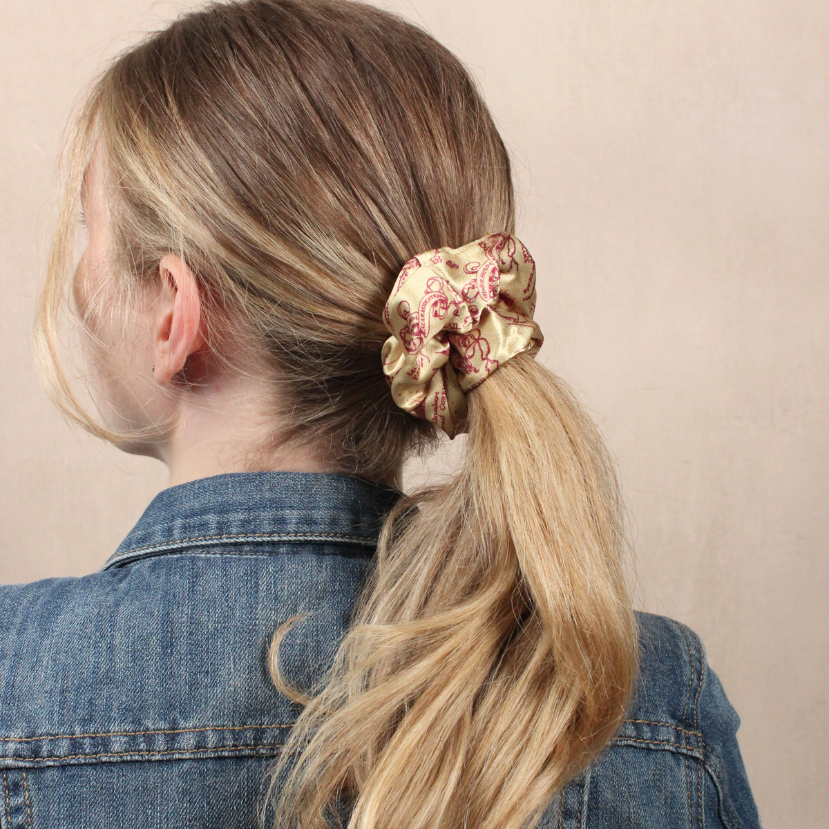Harry Potter Marauders Map Hair Scrunchie