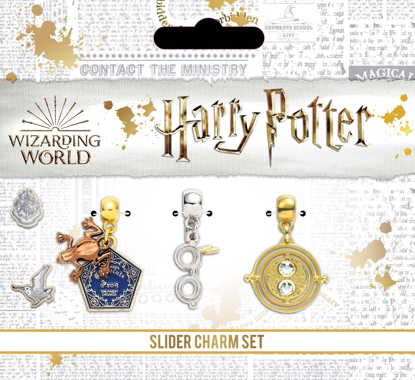 Harry Potter Charm Set - Chocolate Frog, Time Turner, Glasses And Lightning Bolt