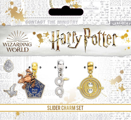 Harry Potter Charm Set - Chocolate Frog, Time Turner, Glasses And Lightning Bolt