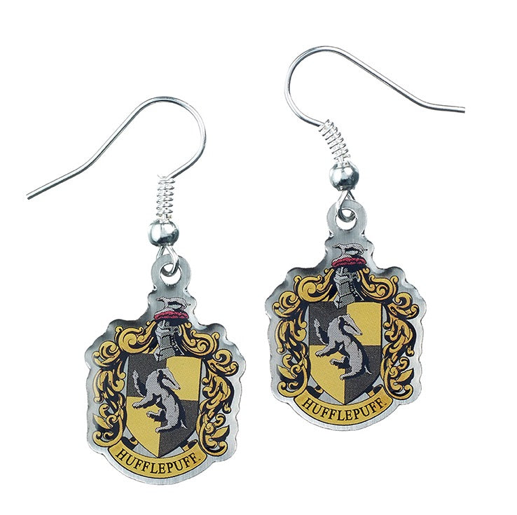 Harry Potter Hogwarts House Crest Drop Earrings