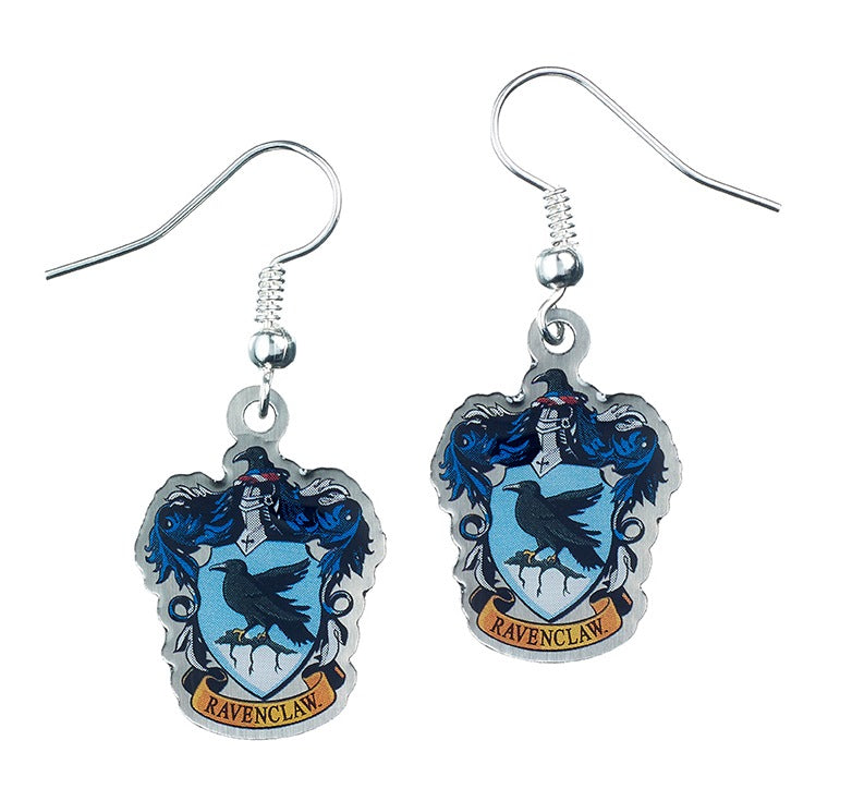 Harry Potter Hogwarts House Crest Drop Earrings