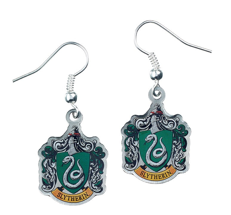 Harry Potter Hogwarts House Crest Drop Earrings