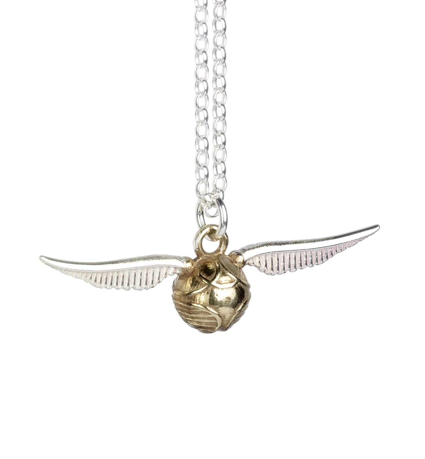 Harry Potter Golden Snitch Necklace - Sterling Silver