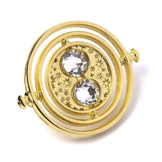 Harry Potter Gold Fixed Time Turner Pin Badge