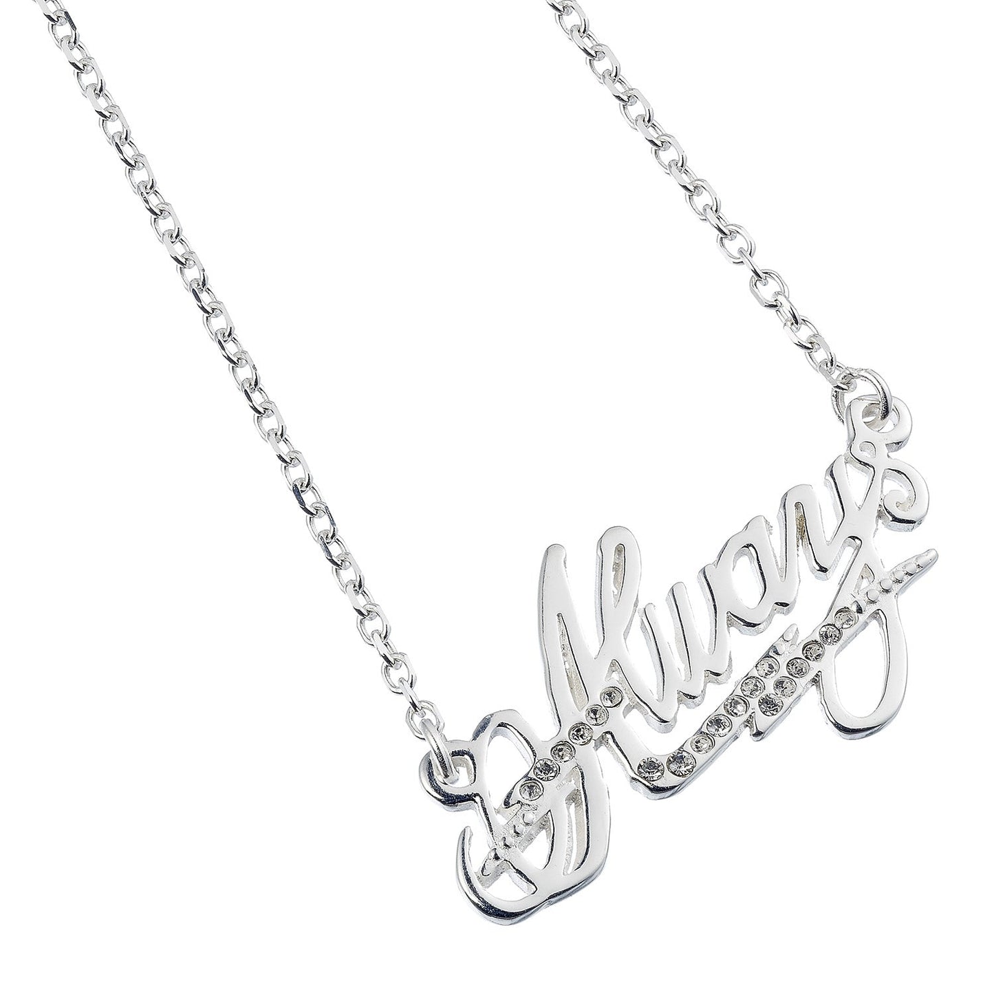 Harry Potter Always Necklace - Sterling Silver With Crystals