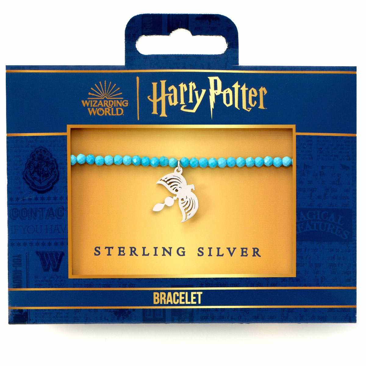 Harry Potter Diadem Turquoise Crystal Bracelet - Sterling Silver