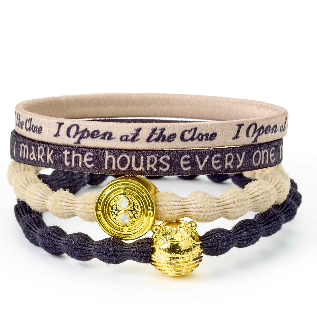Harry Potter Hair Band Set - Time Turner And Golden Snitch