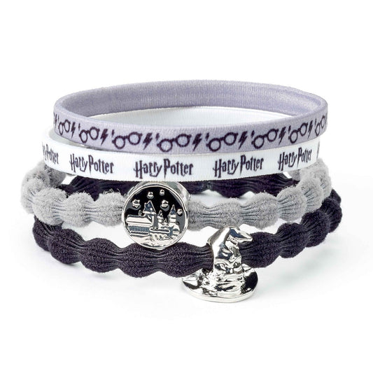 Harry Potter Hair Band Set - Hogwarts And Sorting Hat Hair