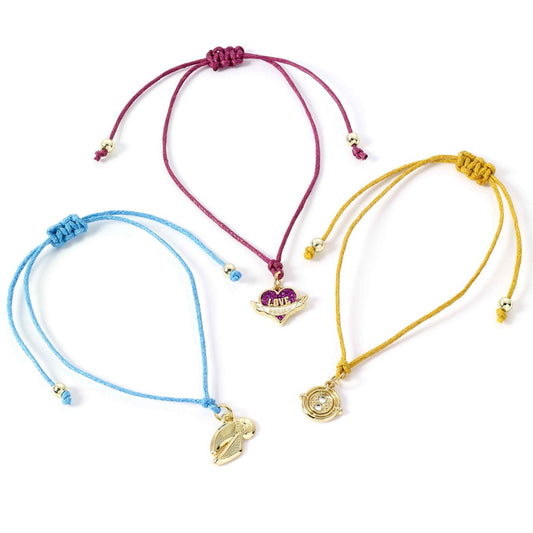 Harry Potter Friendship Bracelet Set - Golden Snitch, Love Potion, Time Turner